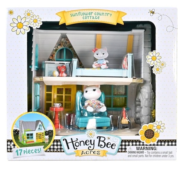 Honey Bee Acres 🌻Sunflower Country Cottage with 🐱Calico Critters - Picture 2 of 14